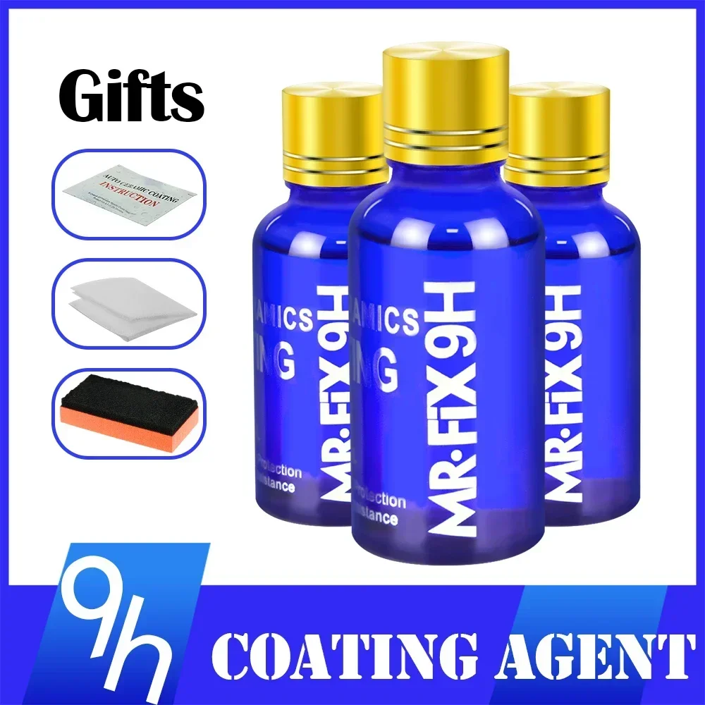 Nano Liquid Coating - 3 SZT. 9H Płynna Ceramika Samochodowa