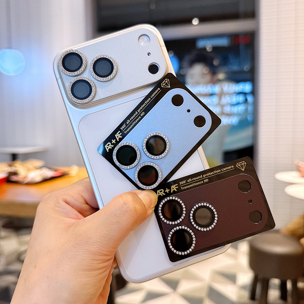Camera Lens Protector - Luksusowa, błyszcząca osłona na obiektyw aparatu