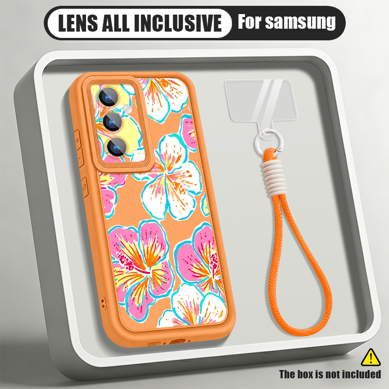 Samsung Galaxy A55 - Etui na telefon z motywem kwiatowym